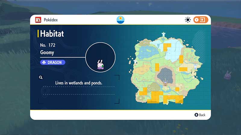 Location of Goomy in Pokemon SV
