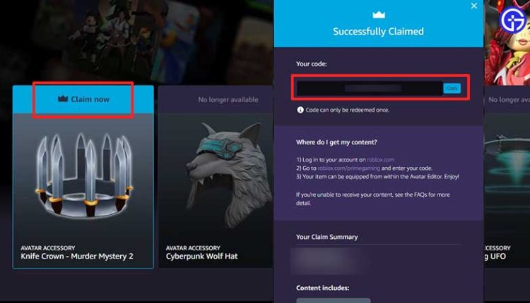 How to Claim Free Prime Gaming Rewards for Roblox & More! - Gizmochina