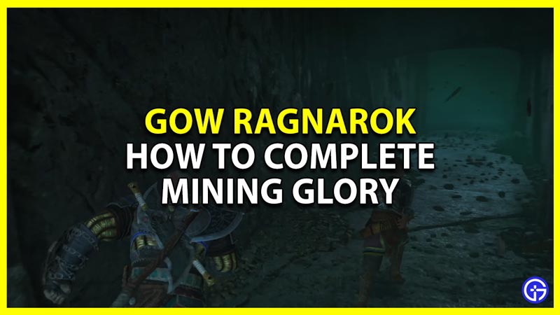 god of war ragnarok complete mining glory treasure map