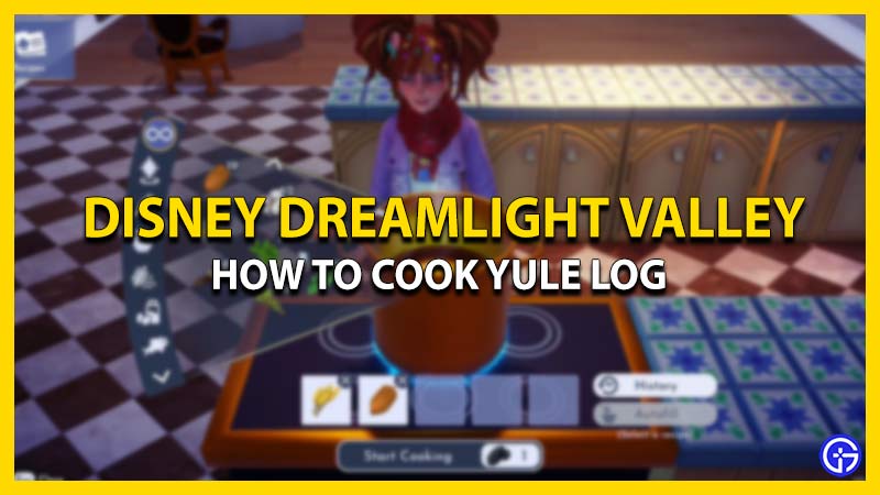 Cook Yule Log in Disney Dreamlight Valley