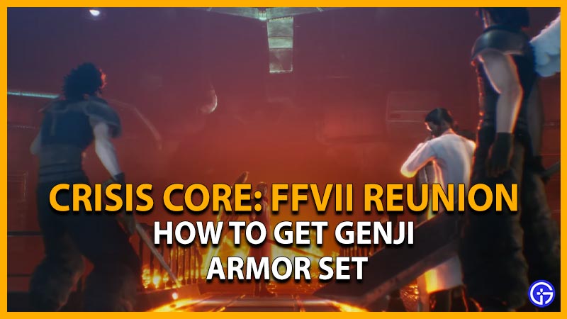 how to get genji armor crisis core
