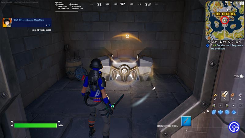 fortnite get and use the guardian shield
