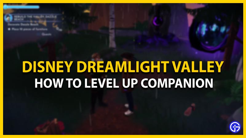 Companion Level Up Disney Dreamlight Valley
