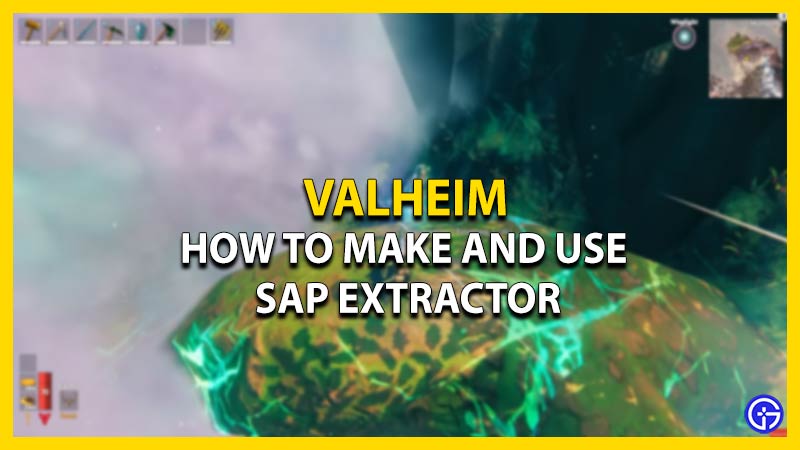 Make Sap Extractor in Valheim
