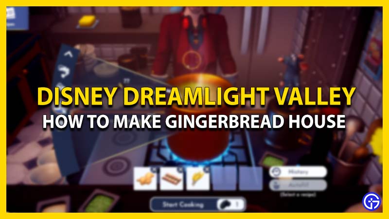 Make Gingerbread House in Disney Dreamlight Valley