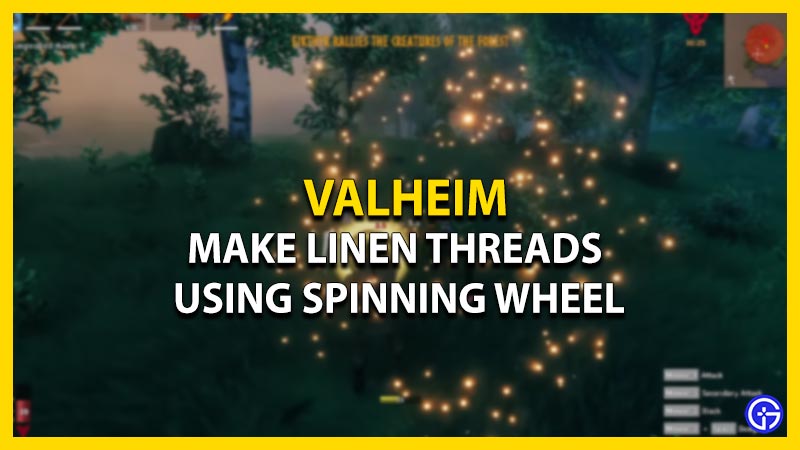 how to make linen threads using spinning wheel