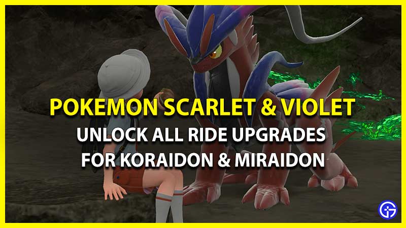 Koraidon/Miraidon Ride Upgrades Pokemon SV
