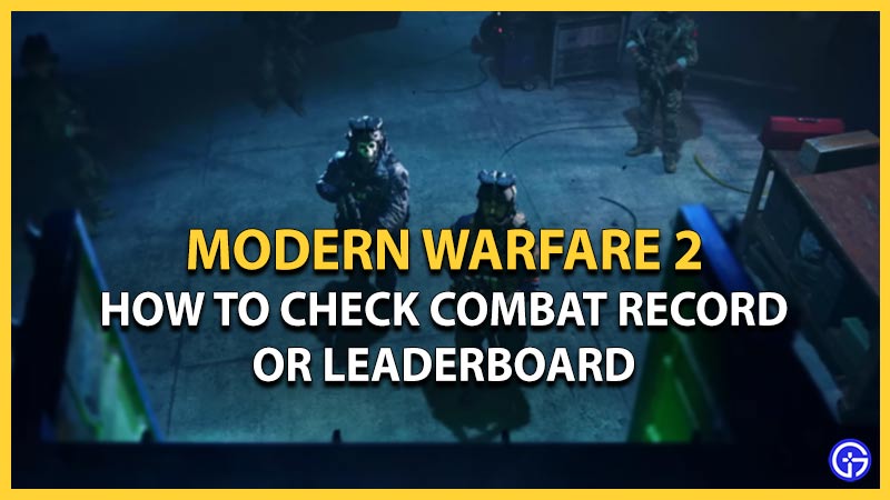 mw2 check combat record leaderboard