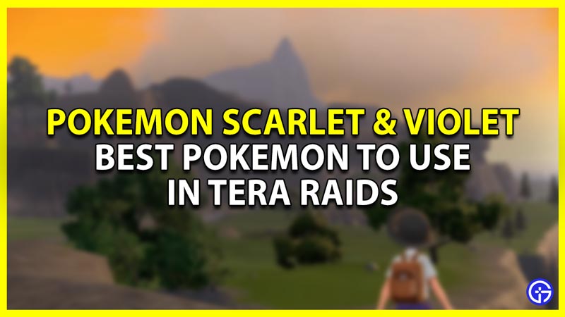best pokemon for solo tera raids in scarlet and violet
