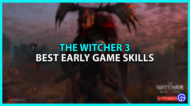 Best Early Game Skills in Witcher 3