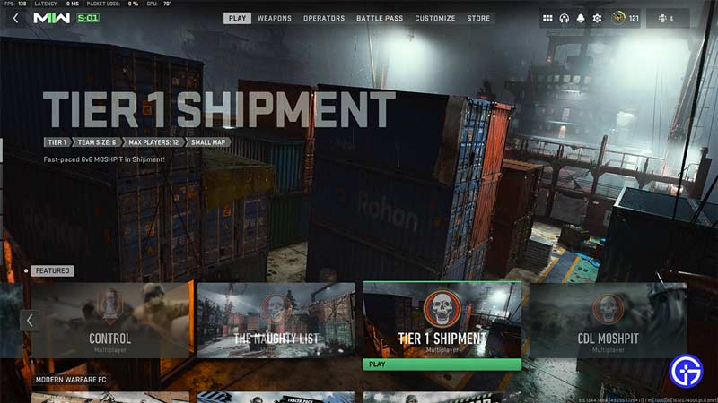 cod mw2 tier 1 shipment mode explained