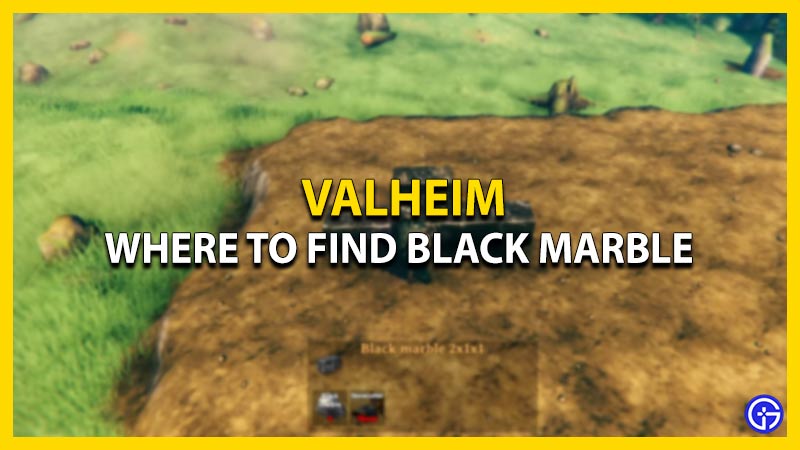 Find Black Marble in Valheim