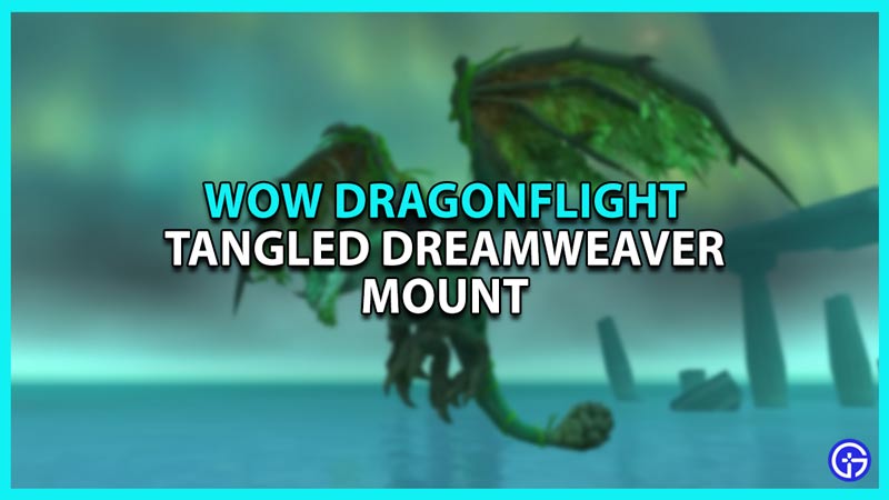 Tangled Dreamweaver Flying Mount in Dragonflight
