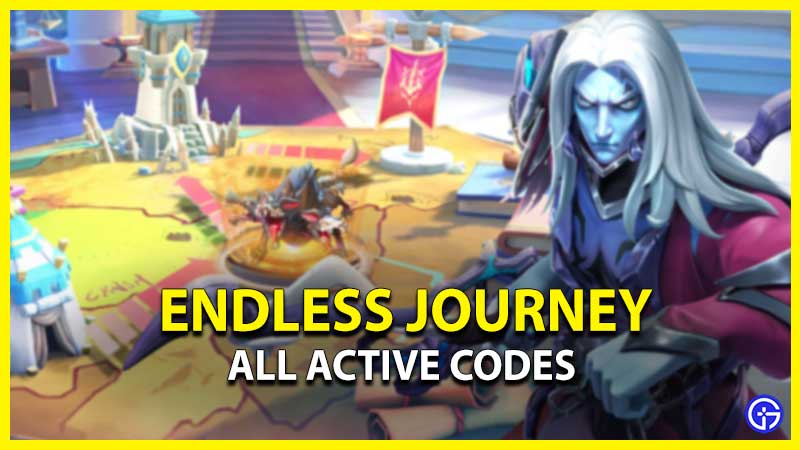 Active Endless Journey Codes