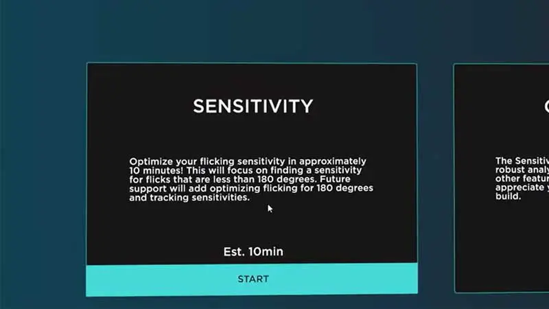 Aim Lab Sensitivity Finder