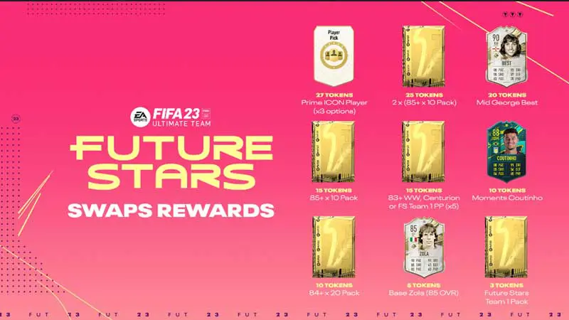 All Future Stars Swaps Rewards in FIFA 23