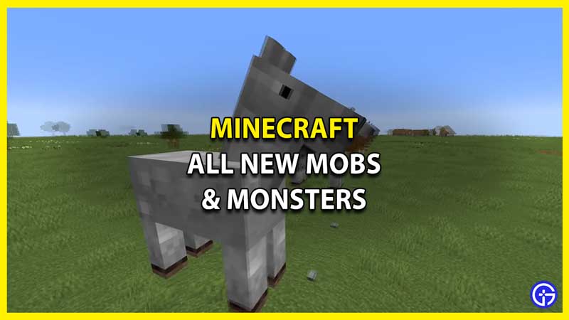 All New Minecraft Mobs List & Monsters