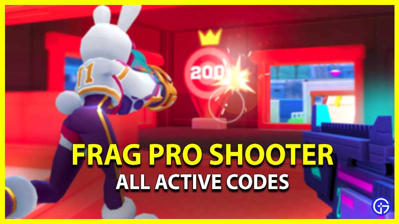 Frag Pro Shooter Codes