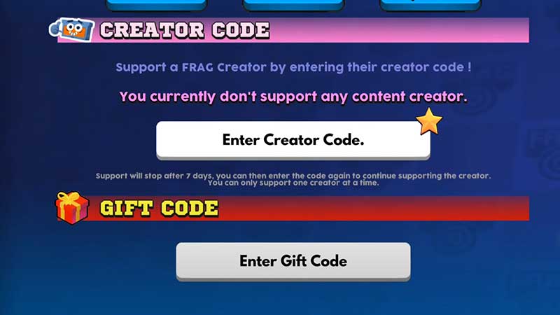 Frag Pro Shooter Gift Codes