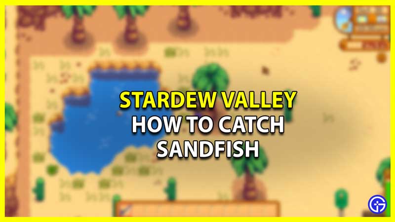 How to Catch Sandfish in Stardew Valley