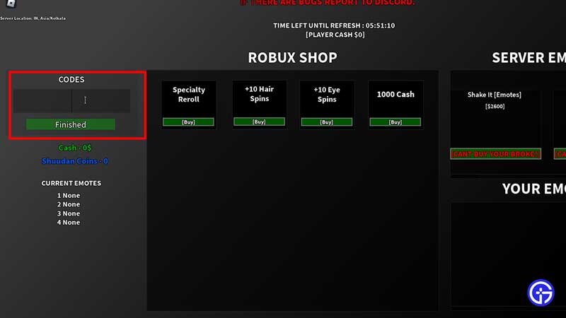 How To Redeem Roblox Shuudan Codes