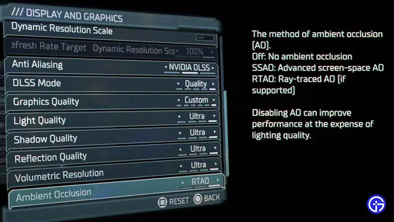 How To Turn On/Off Ray Tracing In Dead Space Remake