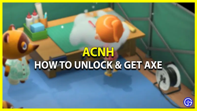 How To Unlock Standard Axe In ACNH (Recipe Guide)