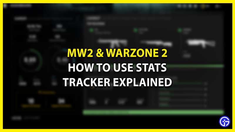 How to Use Stats Tracker in MW2 and Warzone 2