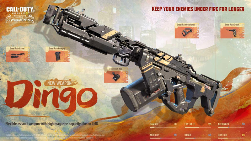 Legendary Weapon Blueprints Dingo
