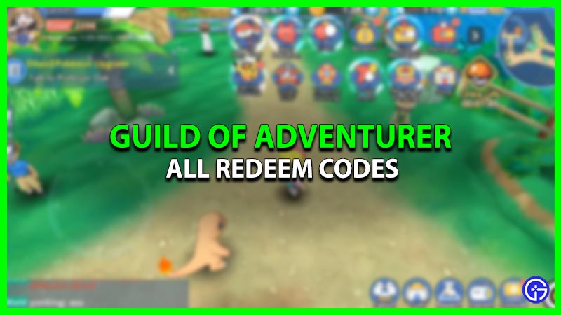 Pokemon Guild Of Adventurer Redeem Codes