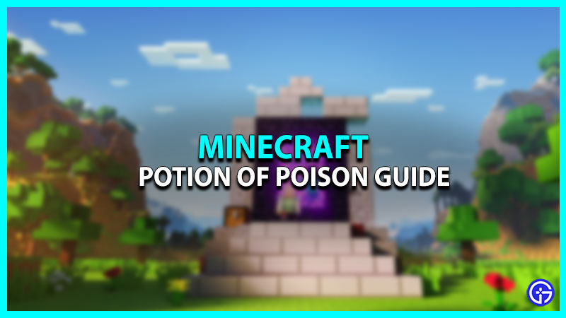 Potion Of Poison In Minecraft