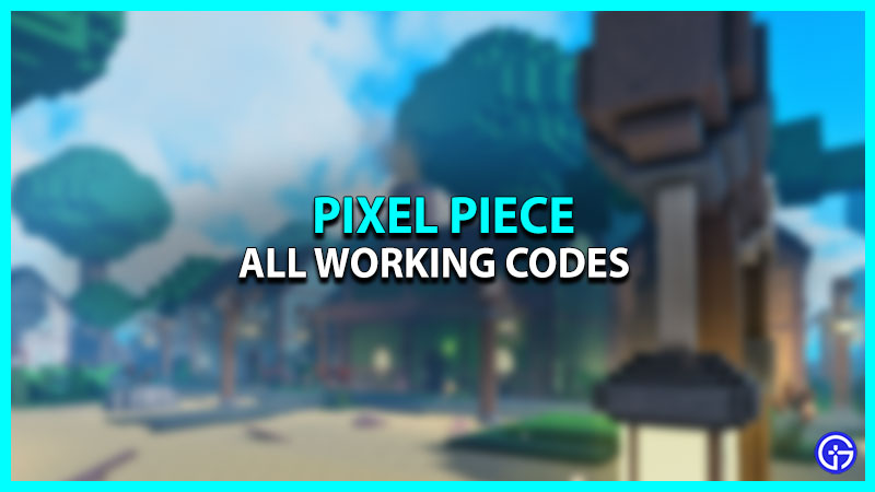 Roblox Pixel Piece Codes