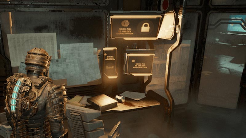 Scan Rig To Unlock Workstation In Dead Space Remake