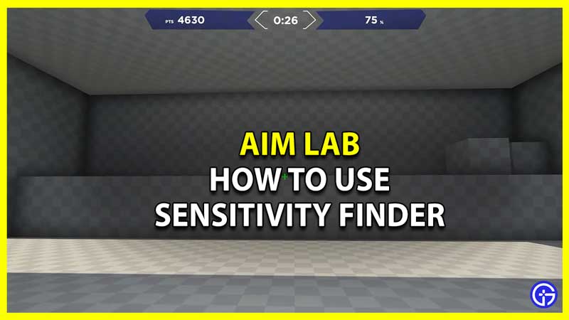 How To Use Aim Lab Sensitivity Finder