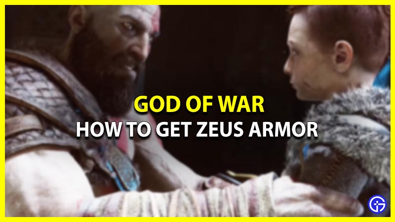 Where to find Zeus Armor in god of war
