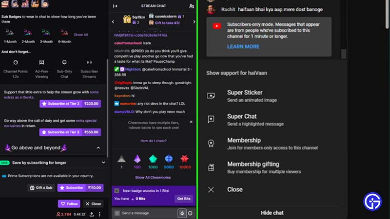 YouTube Streaming Vs Twitch Streaming