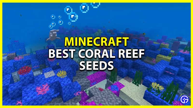 best minecraft coral reef seeds