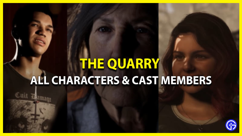 characters the quarry