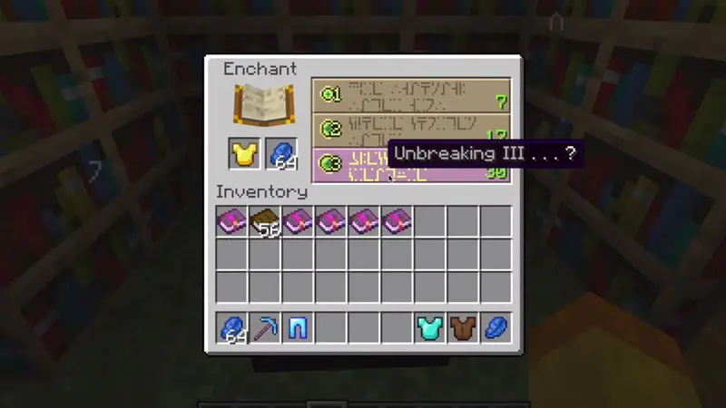 Gold Items Enchantability