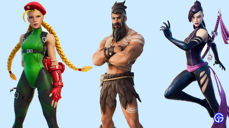 best male and female character skins in fortnite