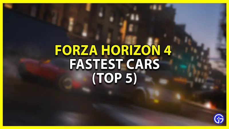 What is the fastest car in Forza Horizon 4