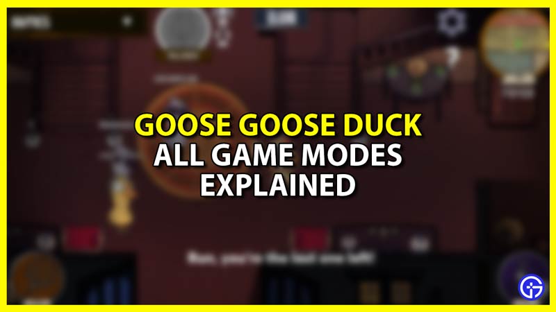All Game Modes explained in Goose Goose Duck
