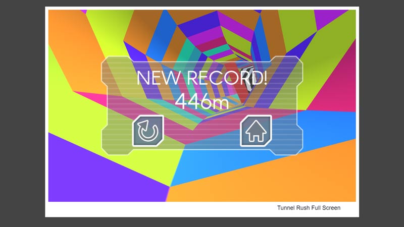 High Score in Tunnel Rush Unblocked