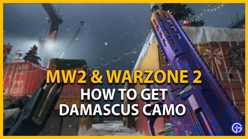 get damascus camo modern warfare 2 warzone 2