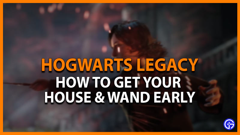 hogwarts legacy choose house wand early