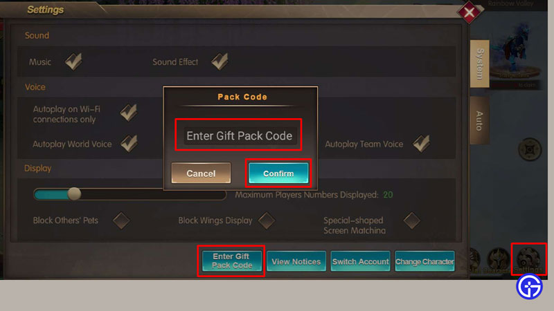 how to redeem hier of darkness codes