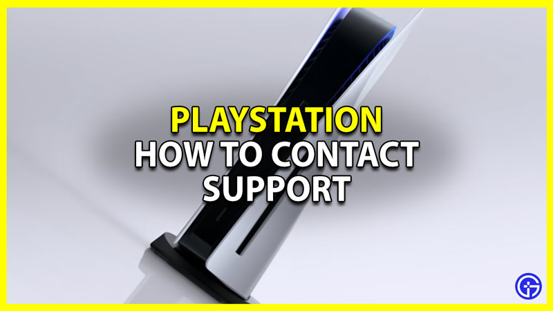 playstation 5 contact support number