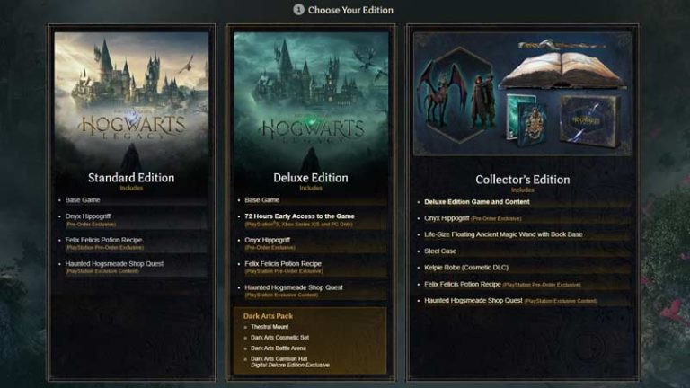 Hogwarts Legacy: What Are Pre Order Bonuses For Each Edition