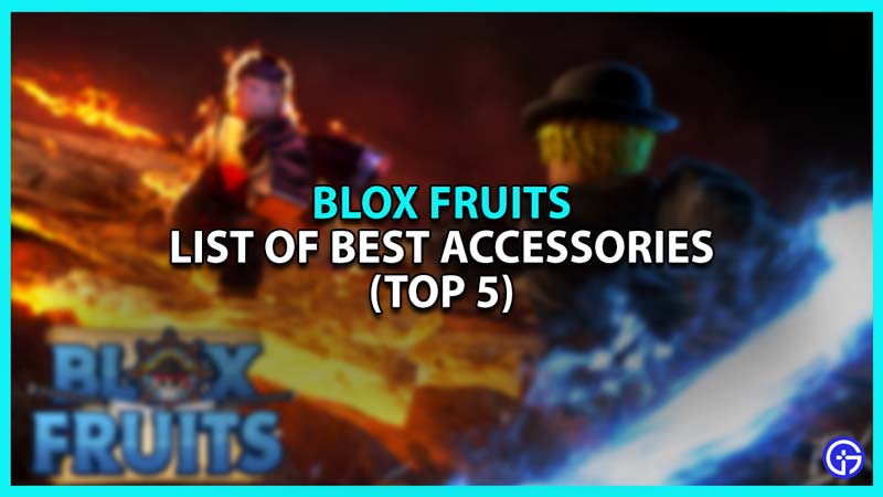List of Top 5 Best Blox Fruits Accessories
