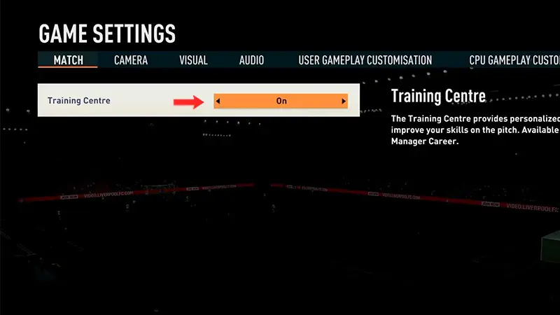 training centre turn off FIFA 23 